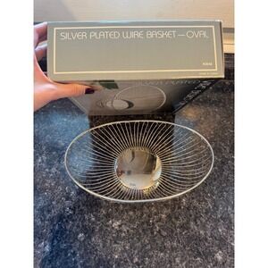 Vintage Silver Plated Oval Baskets‎ (2)